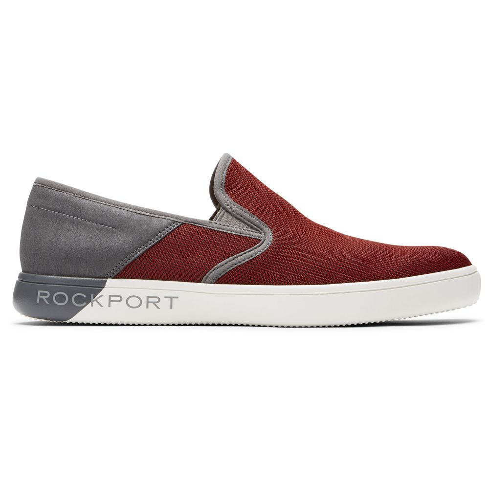 Rockport Canada Colle Slip-On Mesh - Mens Sneakers Red (GSI071596)